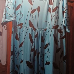 Dress, 2xl, 70% cotton, 30% polyester